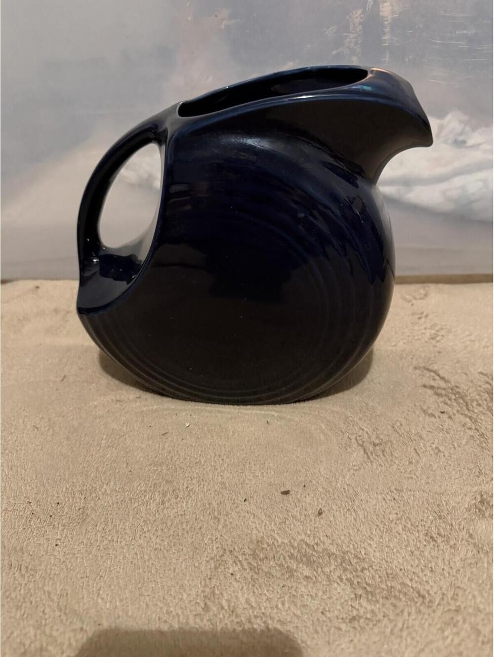 Fiesta Ware Large Disk Pitcher 7.25” Tall - Purple Large 64 oz Vintage